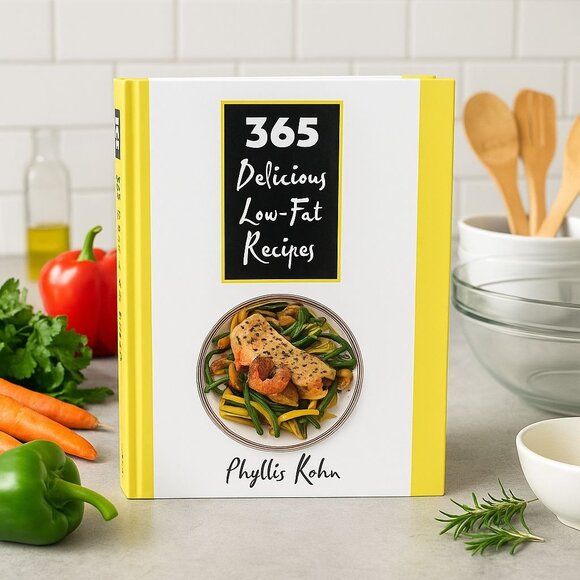 365 Delicious Low-Fat Recipes Cookbook by Phyllis Kohn 2000 Hardcover Diet - Picture 1 of 9